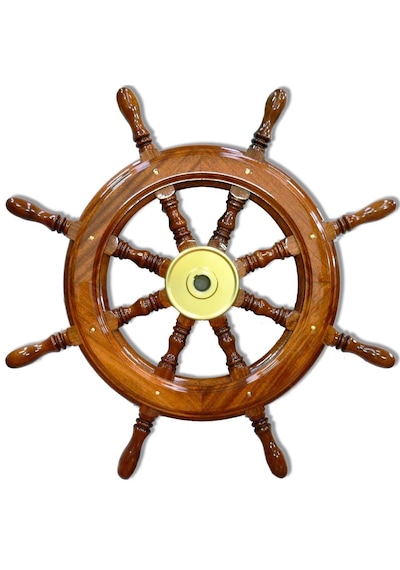 Ahşap Dümen Simidi. Tekne Dümeni. 70cm. Tipo T2 Dümen