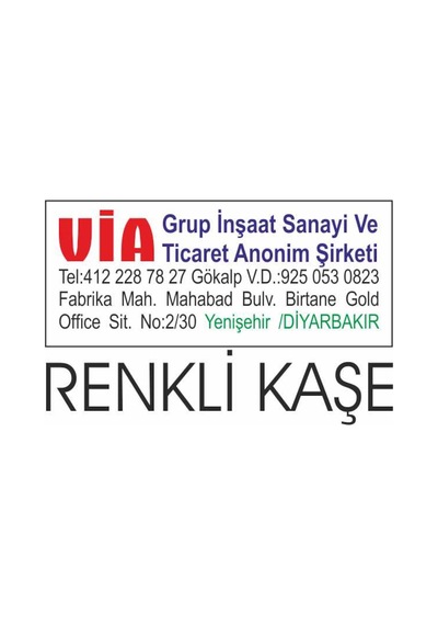 Renkli Kaşe Logolu