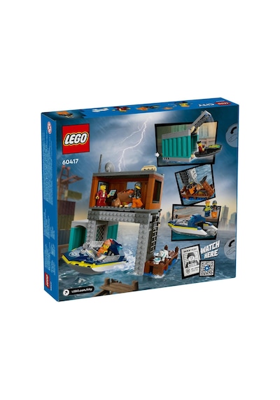 Lego City 60417 Police Speedboat And Crooks' Hideout