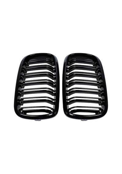Bmw X5 F15 Böbrek Çift Tırnak Piano Black, Parlak Siyah