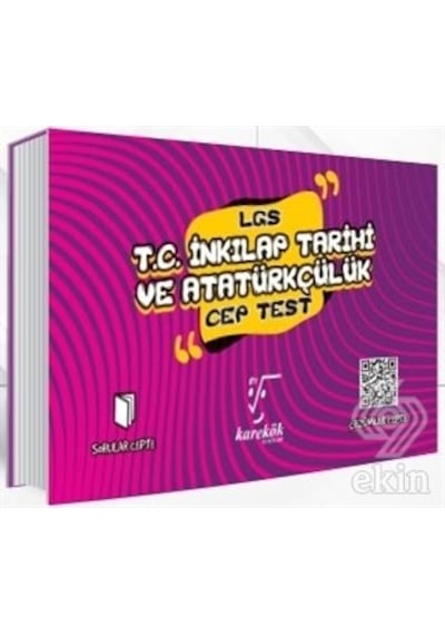 LGS T.C. İnkılap Tarihi ve Atatürkçülük Cep Test- Karekök Eğitim Yayın