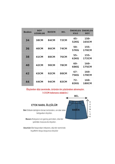 Madmext Koyu Mavi Mini Jean Etek Mg2099 Koyu Mavi
