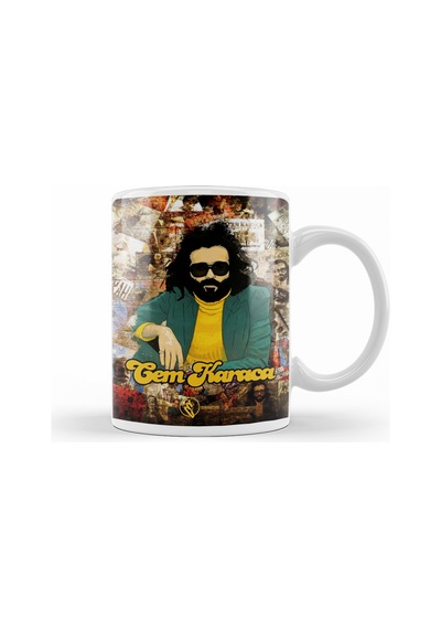 Cem Karaca Kupa Bardak Porselen No26752 Karışık