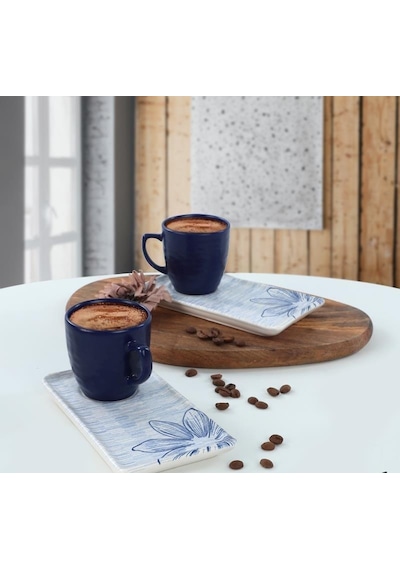 Keramika Set Dogaltas Atıstırmalık 4 Parca Mat Renklı 022-952 19720 A