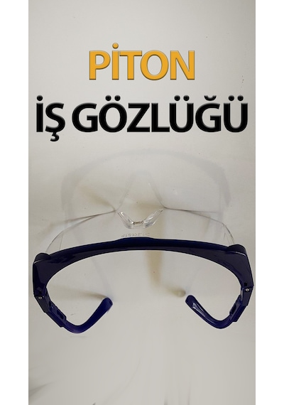 İş Güvenliği Gözlüğü Koruyucu Gözlük Şeffaf