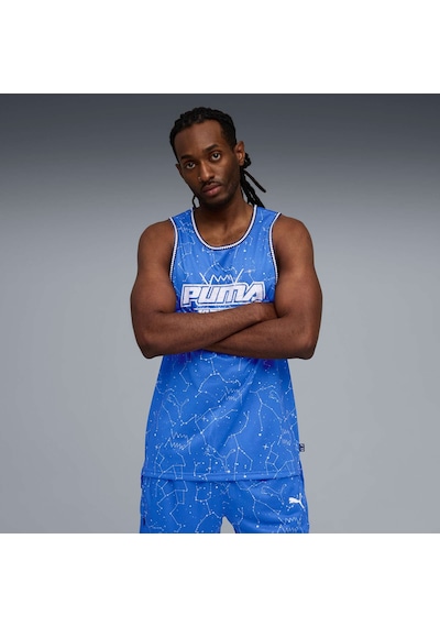 Puma Hoopaverse Erkek Basketbol Forması 632895 02 Mavi