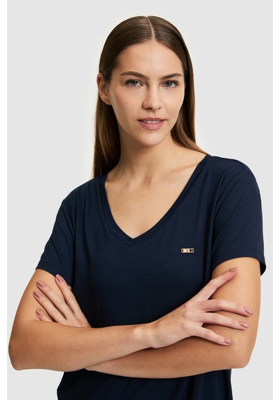 U.s. Polo Assn. Kadın Lacivert Tişört Basic 50323448-vr033