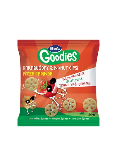 Hero Goodies Pizza Karabuğday Nohut Cipsi 30 G 2 Adet