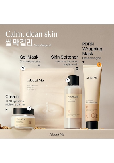 Rice Makgeolli Pdrn Wrapping Mask Pirinç Mayası Özlü Soyulabilir Cilt Bakım Maskesi 100 Ml