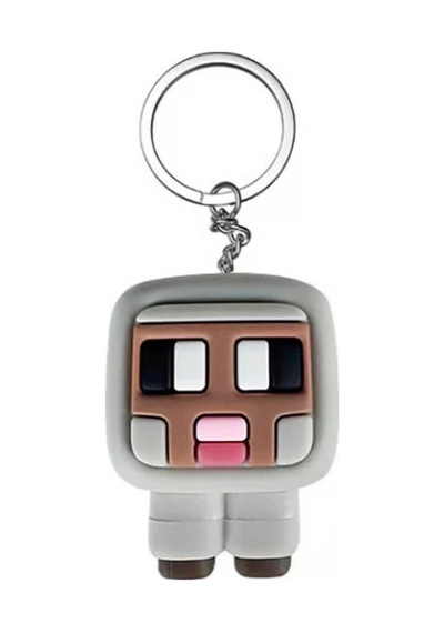 Minecraft Rubber Hangers Anahtarlık Adet Fiyatıdır Gri