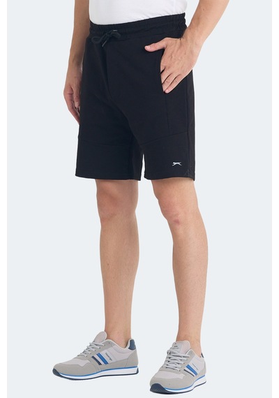 Slazenger Vıcente 2 Li Set Erkek Şort Siyah -taş Gri