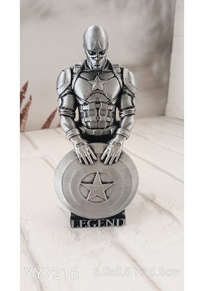Yy7216 Captain America Büst Biblo Silikon Kalıp