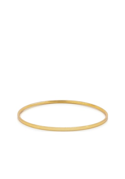 Altın Kaplama 2 Mm İmitasyon Kibrit Çöpü Bilezik Blz-3128 Gold