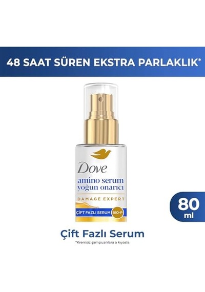 Çift Fazlı Saç Serumu Amino Serum Yoğun Onarıcı 80 Ml