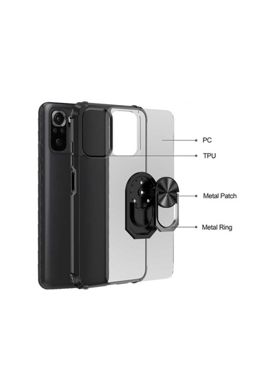 Xiaomi Redmi Note 10S Kılıf Zore Mola Kenar Köşe Kısımları Renkli