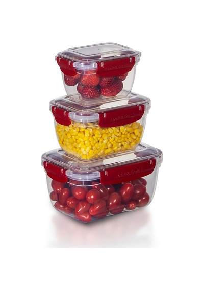 3'lü Master Dikdörtgen Saklama Kabı 550 ML - 1000 ML - 1800 ML 001
