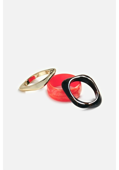 Oval Reçine Bileklik Çok Renkli 63395669