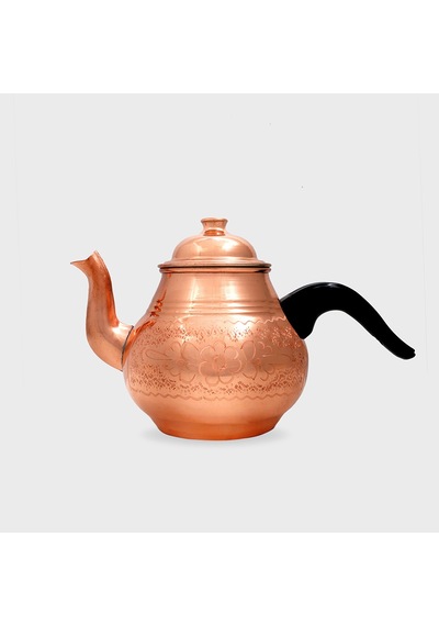 Küçük Bakır Demlik Kızıl Kızıl Bakır