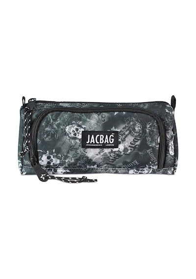 Jacbag Prime Xl-lastik Ayraçlı İki Bölmeli Kalem Kutusu Prime Xl-kurukafa renkli