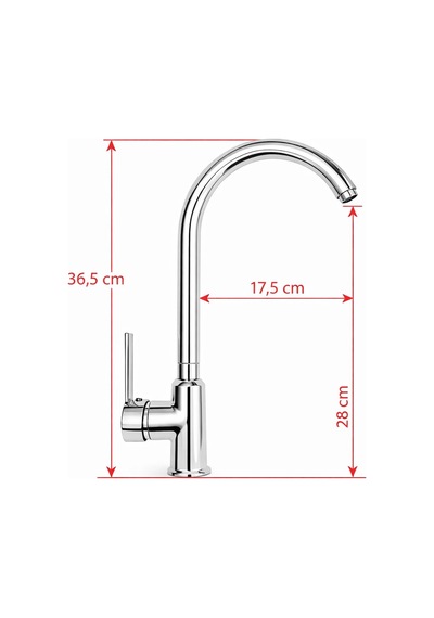 Nuss Kuğu Eviye Bataryası-krom-n 9603 Krom