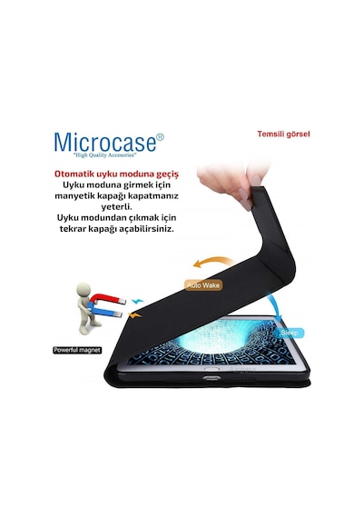 Microcase Xiaomi Poco Pad M1 12.1 İnch Tablet İle Uyumlu Sleeve Serisi Mıknatıs Kapak Standlı Kılıf - Slorta