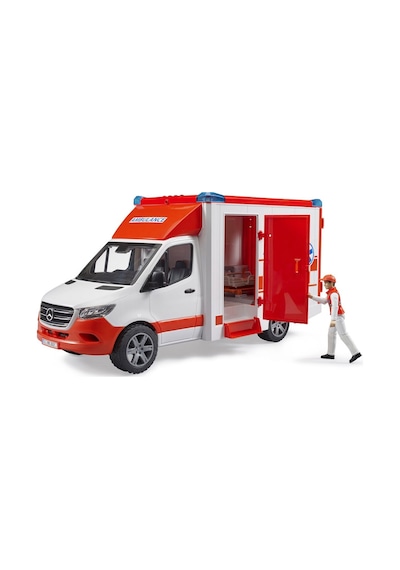 Bruder Mercedes Benz Sprinter Sirenli Ambulans ve Ekibi  Br02676