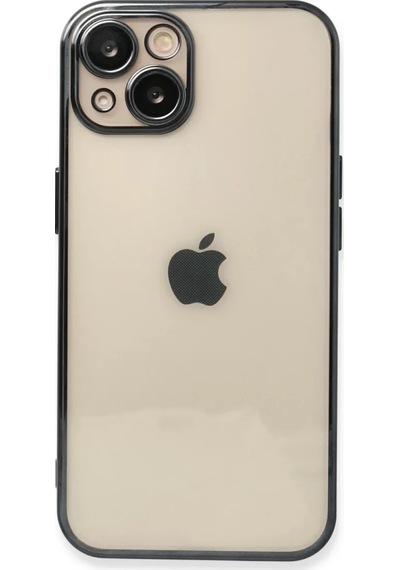 Newface Apple İphone 13 Kılıf Razer Lensli Silikon - Siyah