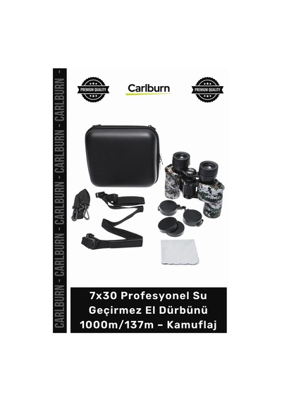 Dürbün Askeri Avcı Hd Optik Bak4 7x30 Profesyonel Su Geçirmez El Dürbünü 1000m137m Kamuflaj