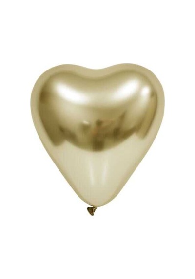 BALON KROM PARLAK 12 İNC KALP ALTIN PK:50