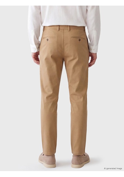 Lcwaıkıkı Classic Bej Regular Fit Gabardin Erkek Chino Pantolon