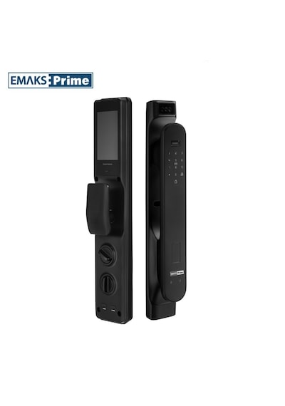 Emaks Prime Akıllı Kilit GALAXY20 Ultra, Yüz Tanıma, Wifi, Süreli Şifre, Kart, Parmak İzi -