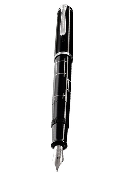 Pelikan M215 Dolma Kalem M Orthogon Gümüş Metal M215-Ogm