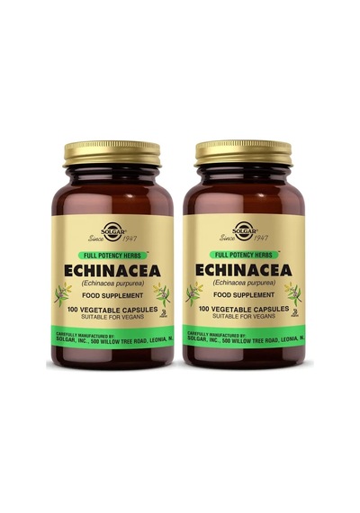 Solgar Echinacea Takviye Edici Gıda 520 MG 100 Kapsül 2 Adet