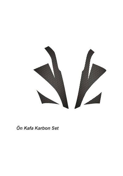 Cfmoto 250sr Ön Kafa Karbon Stıcker Set