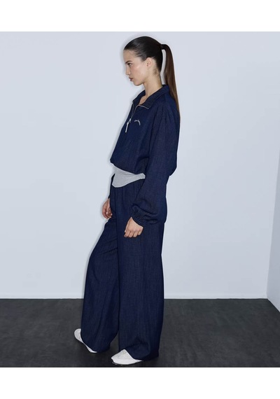 İpekyol Denim Görünümlü Lacivert Kadın Pantolon Iw6260003161