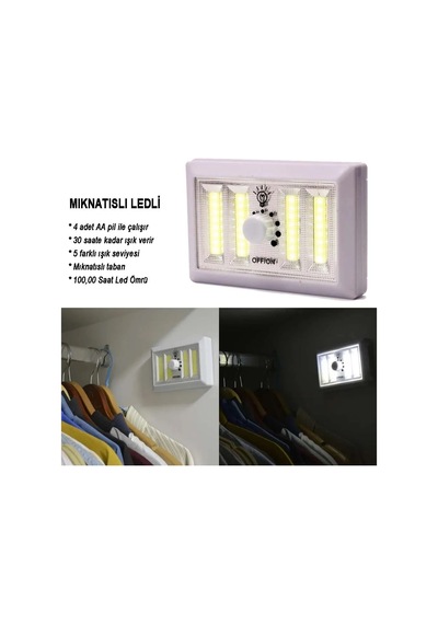 Jenerik Dimmerli Işık Seviyesi Ayarlanabilir Ledli Lamba Wt-383 Çok Renkli
