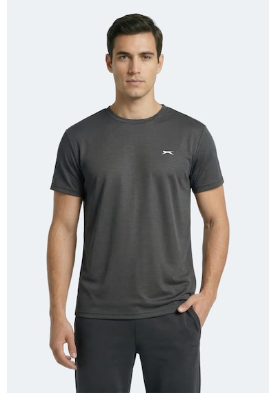 Slazenger Kofona Erkek Koyu Gri Tişört