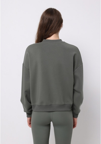 Colin's Colins Regular Fit Yuvarlak Yaka Nakışlı Kadın Yeşil Sweatshirt Cl1076363 Q1.v2 Sag Sage Colin's Colins Regular Fit Yuvarlak Yaka Nakışlı Kadın Yeşil Sweatshirt Cl1076363 Q1.v2 Sag Sage