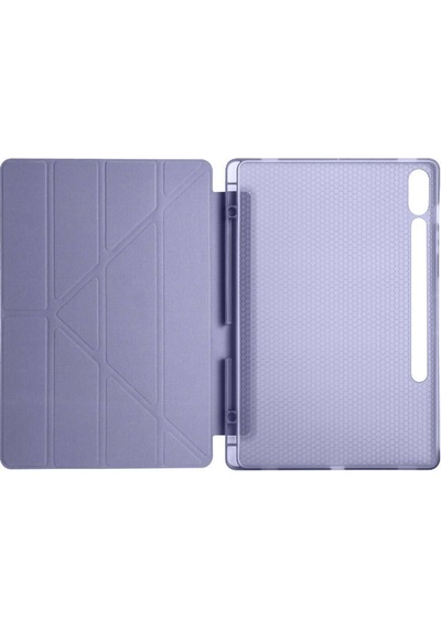 Samsung Galaxy Uyumlu Tab S9 Fe Plus X610 X616 Kılıf Kalem Bölmeli Trifolding Case