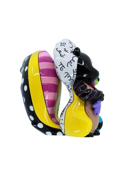 Disney Britto Bambi Çiçek Çekingen Poz Minyatür Heykelcik, 7,5 Cm, Çok Renkli