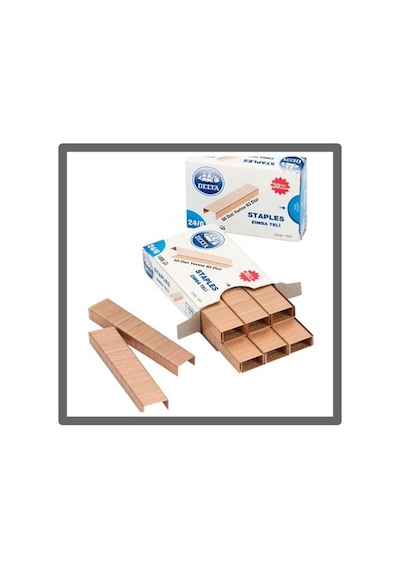 Delta Zımba Teli 24/6 - 3 Paket