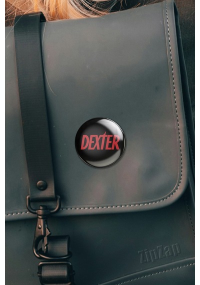 Dexter Çanta Süsü İğneli Buton Rozet Seti 1 Adet Tekli