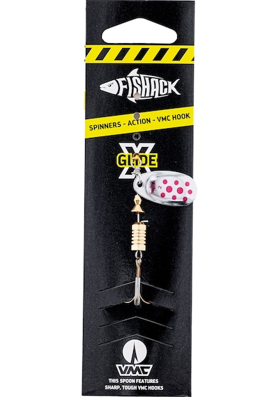 Döner Kaşık - Fishack Glidex - Silver Red - 5g - No:2 - Alabalık/turna/levrek Olta Kaşığı