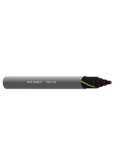 Nks Ysly-7x1 ,kesit 1mm² 7-damar/çok Telli Pvc Kumanda Kablo