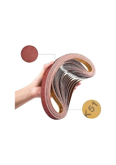 Venoa Scheppach Bts700 Uyumlu Bant Zımpara Kağıdı 6 Parça (50x686 mm)