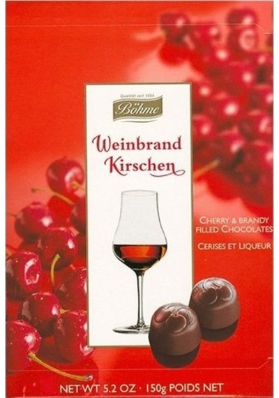 Böhme Vişne-Brandy’li Çikolata 150 G HEDİYELİK ÇİKOLATA