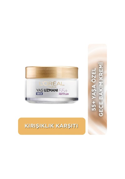 Tr Yaş Uzmanı 55+ Kırışıklık Karşıtı Yenileyici Gece Kremi