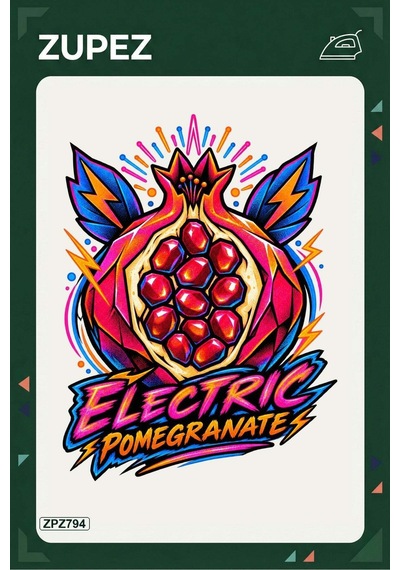 Zpz794 Electric Pomegranate Ütüyle Uygulanabilir Transfer Baskı - 911529620