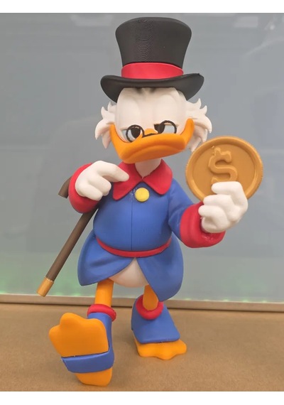 Mc.duck Figür 20cm-3d Baskı-kolleksiyonluk Biblo