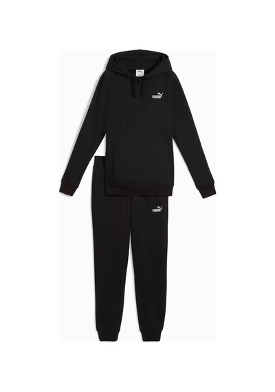 Puma Hooded Sweat Suit Siyah Kadın Alt-üst Takım 688162-01 Siyah